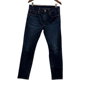 Levi’s 502 Taper Fit Men’s Jeans 32x34 Dark Wash Stretch Denim Classic Blue